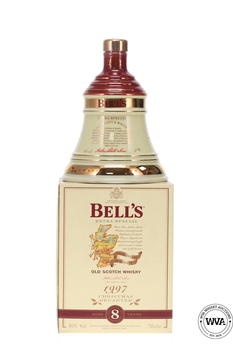Bells Wade Decanter - Christmas 1997