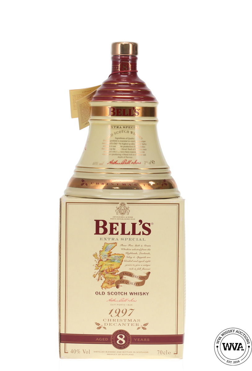 Bells Wade Decanter - Christmas 1997