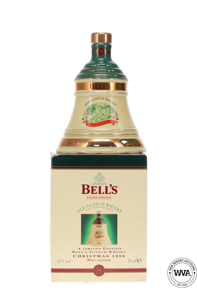 Bells Wade Decanter - Christmas 1998
