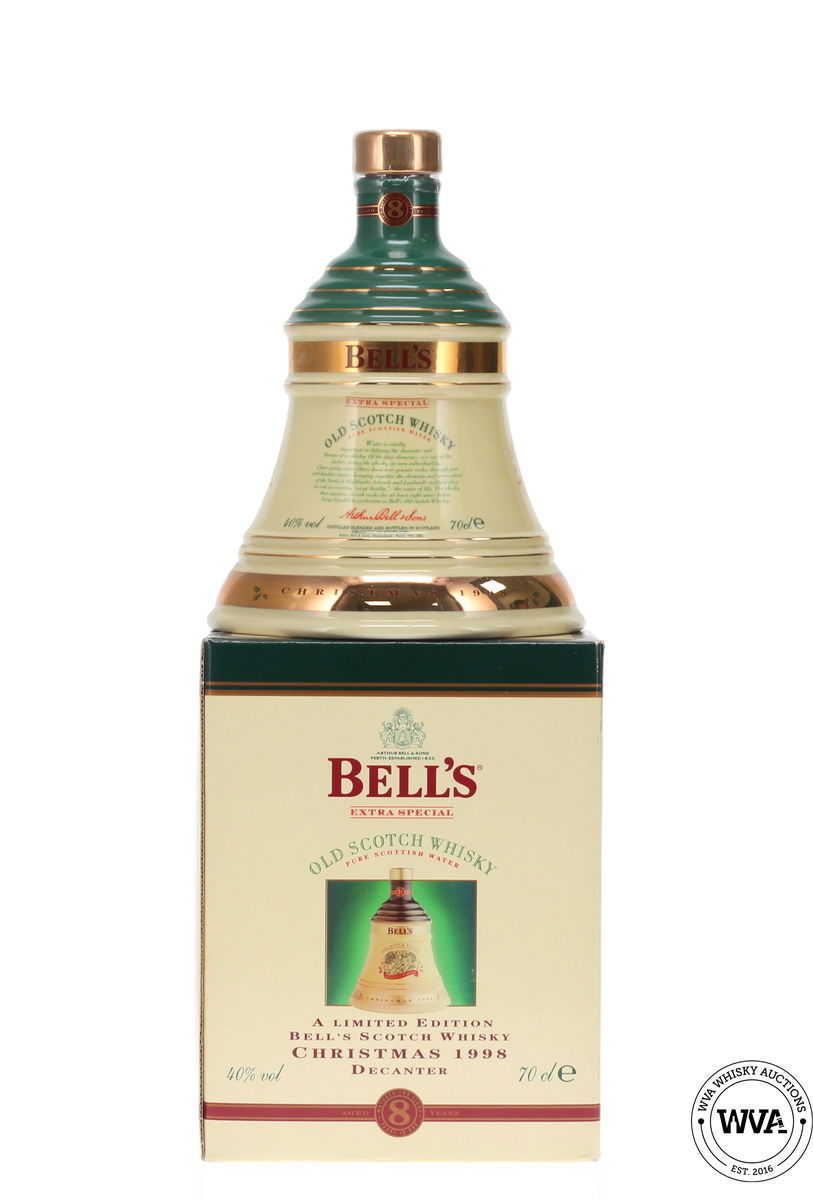 Bells Wade Decanter - Christmas 1998