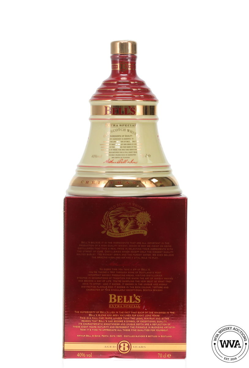 Bells Wade Decanter - Christmas 1996