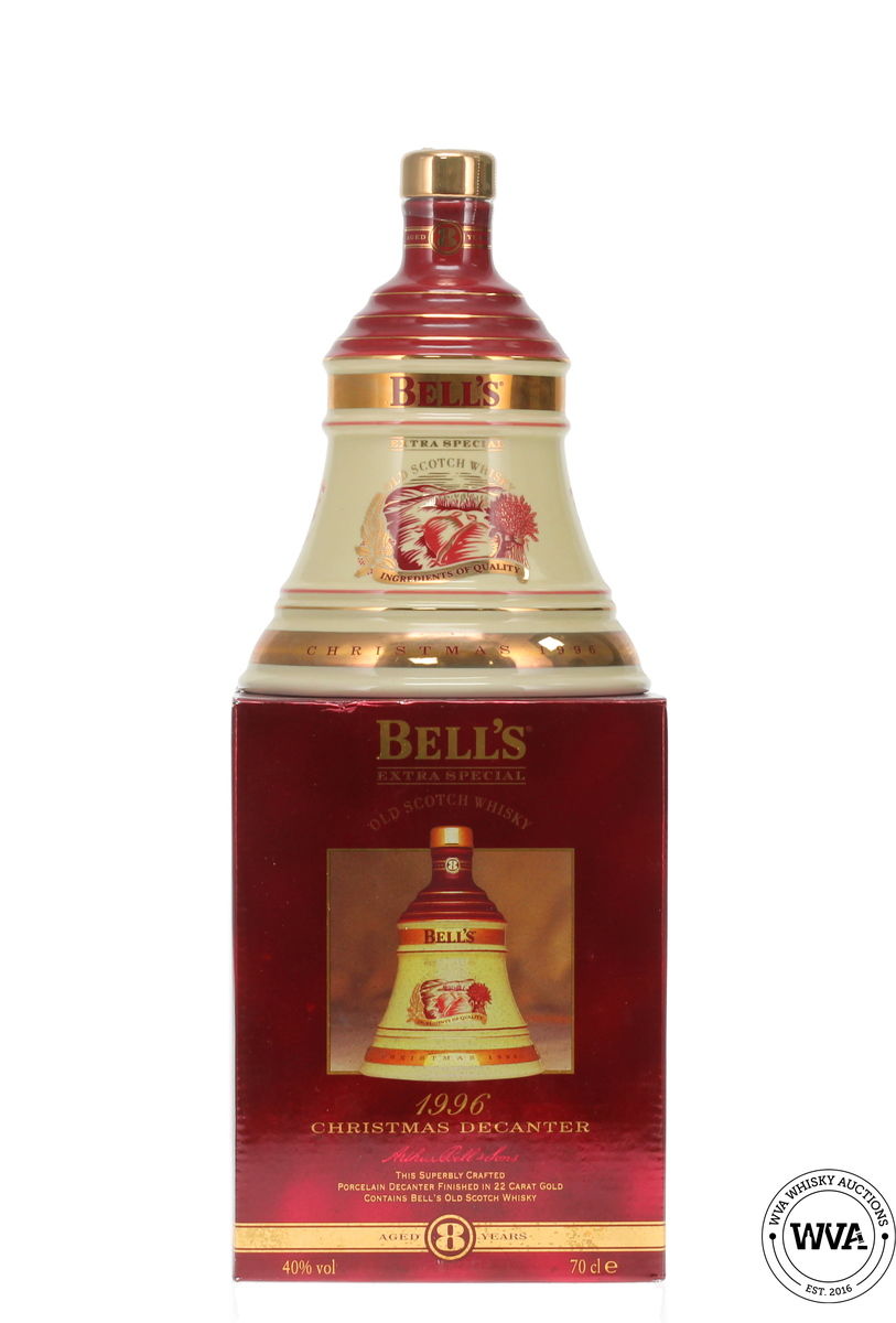 Bells Wade Decanter - Christmas 1996