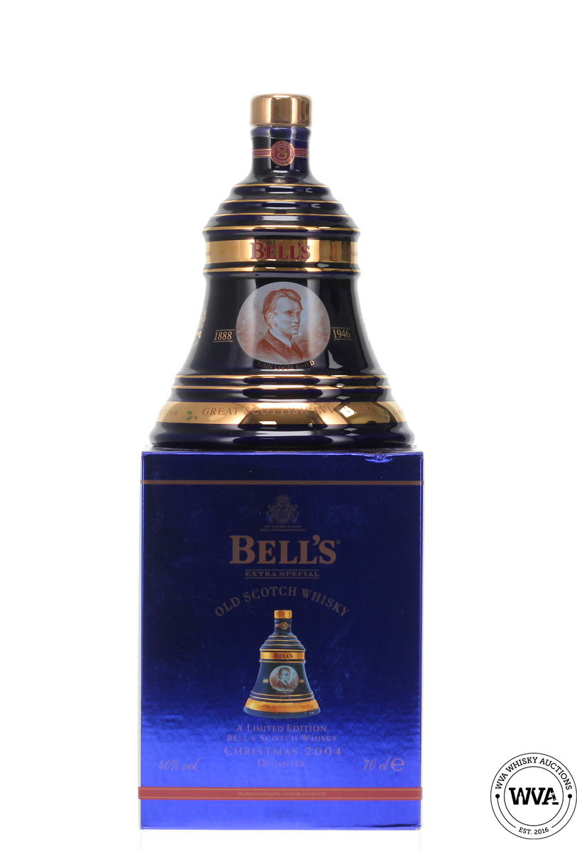 Bell's Wade Decanter - Christmas 2004 John Logie Baird