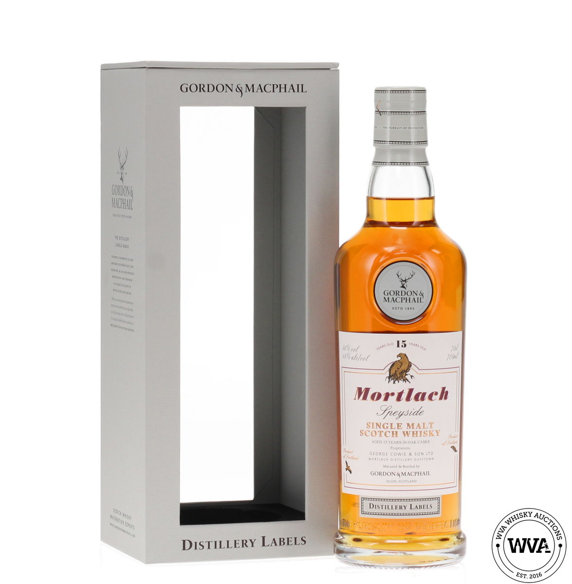 Mortlach 15 Year Old - Gordon & Macphail - Distillery Labels