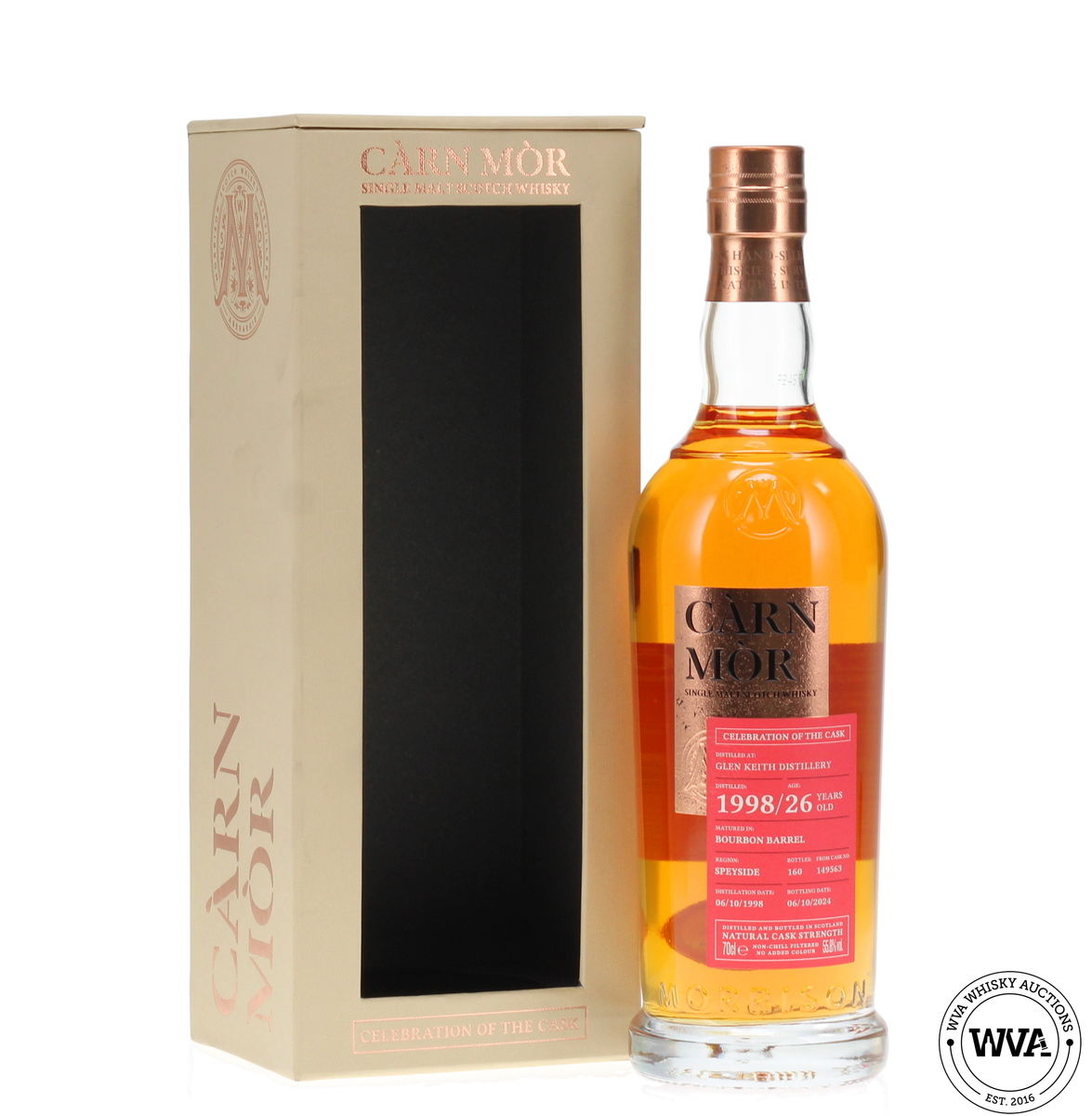 Glen Keith 26 Year Old 1998 #149563 - Carn Mor Celebration Of The Cask