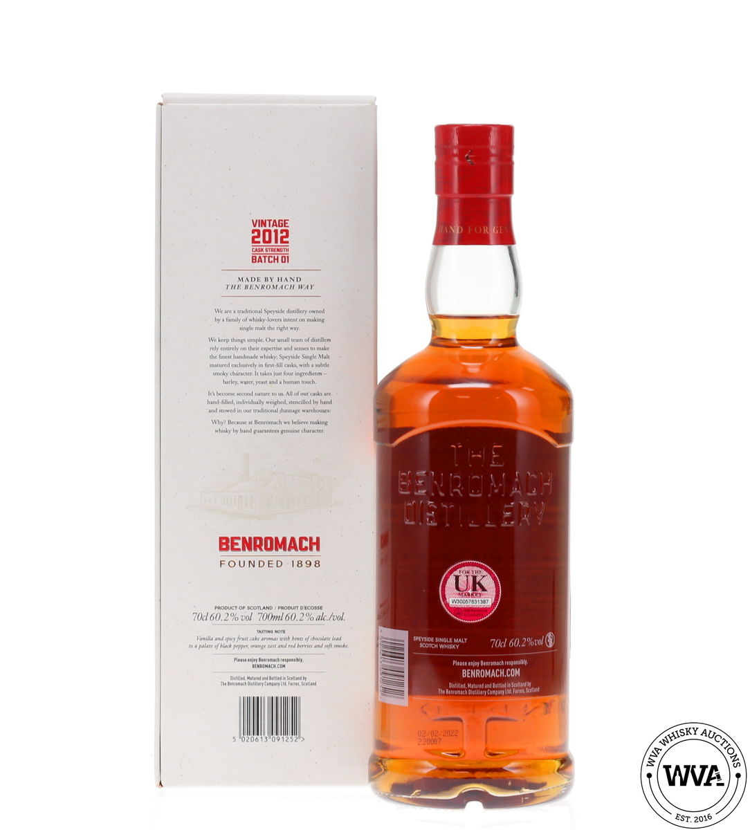 Benromach 2012 - Vintage 2012 Cask Strength - Batch 1