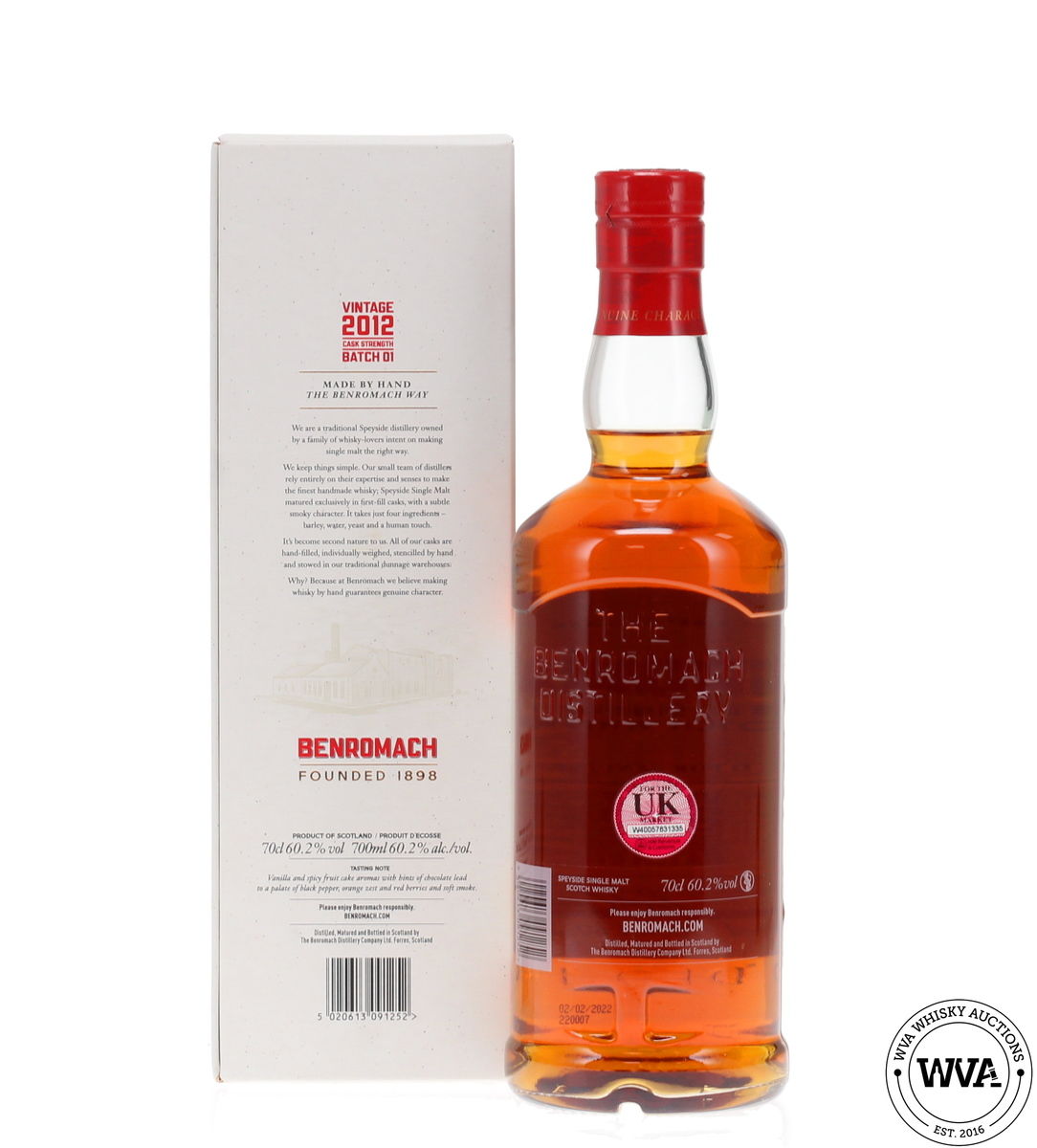 Benromach 2012 - Vintage 2012 Cask Strength - Batch 1
