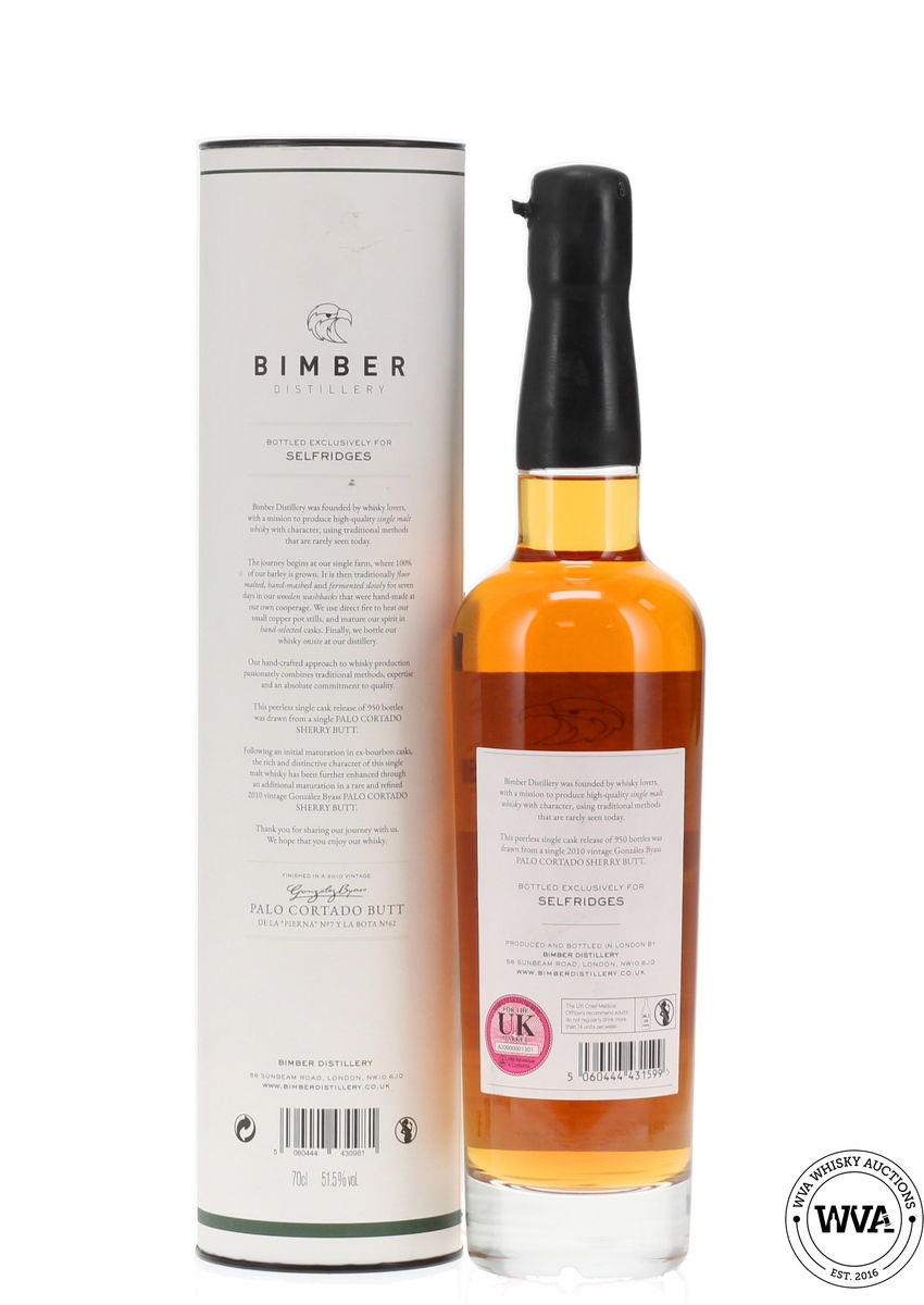 Bimber Palo Cortado #258-7/62 - Selfridges Exclusive
