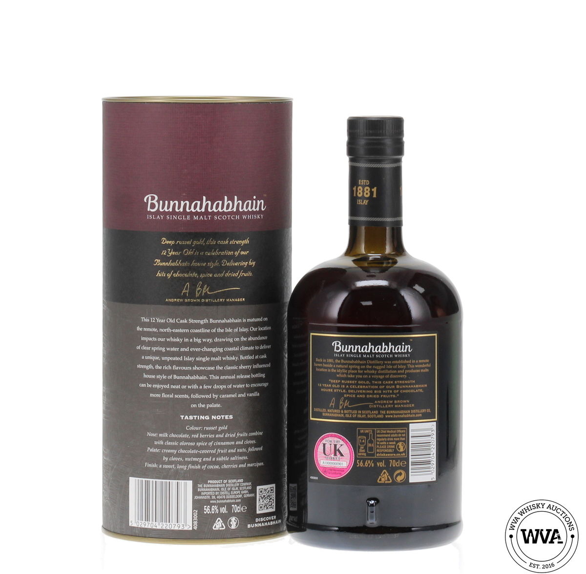Bunnahabhain 12 Year Old - Cask Strength 2022 Edition