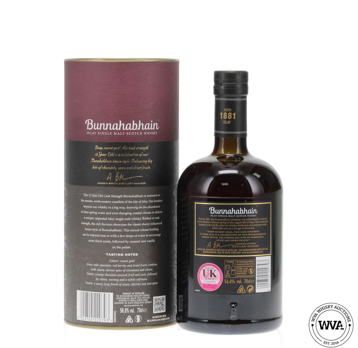 Bunnahabhain 12 Year Old - Cask Strength 2022 Edition