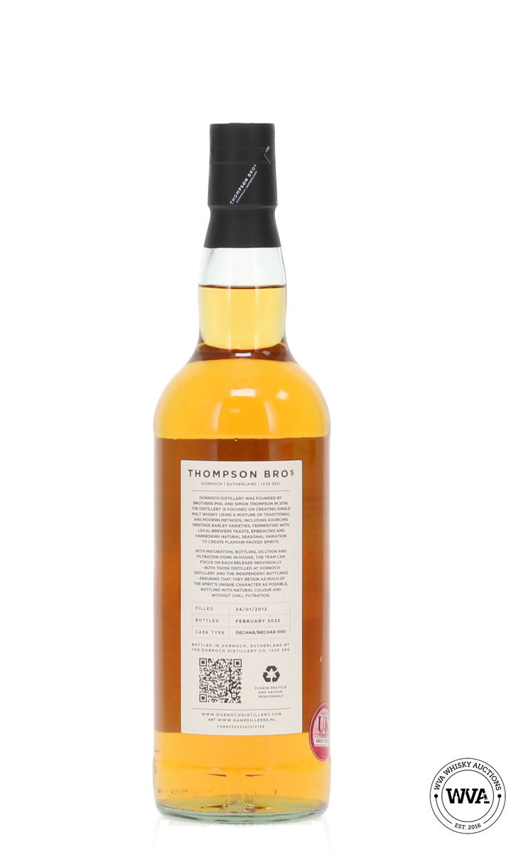 Caol Ila 10 Year Old 2012 Thompson Brothers - Royal Mile Whiskies