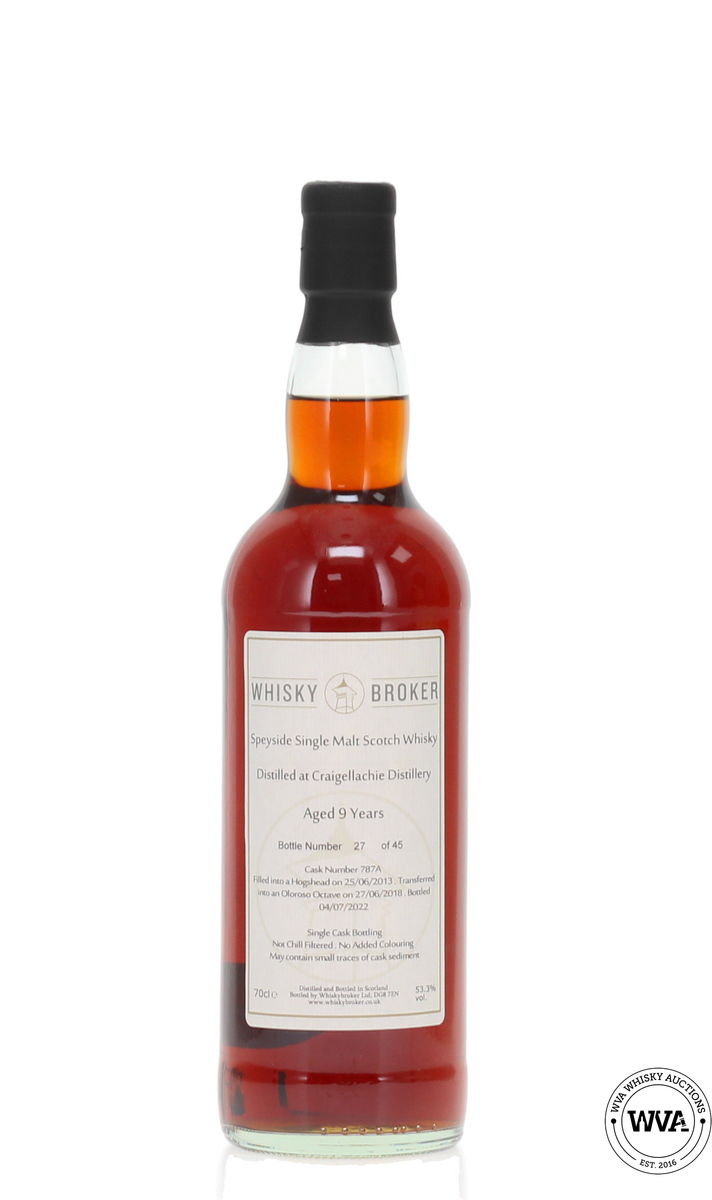 Craigellachie 9 Year Old 2013 #787A - Whisky Broker