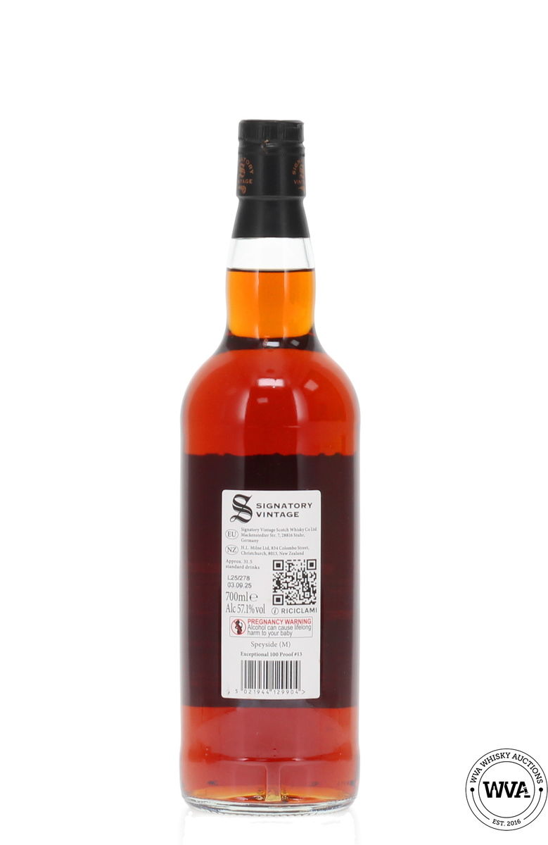 Speyside 16 Year Old (M) 2009 #13 - Signatory Vintage 