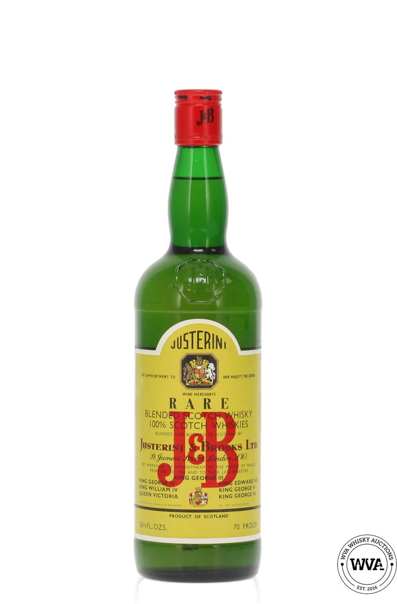 J&B Rare Blended Scotch Whisky (1970's)