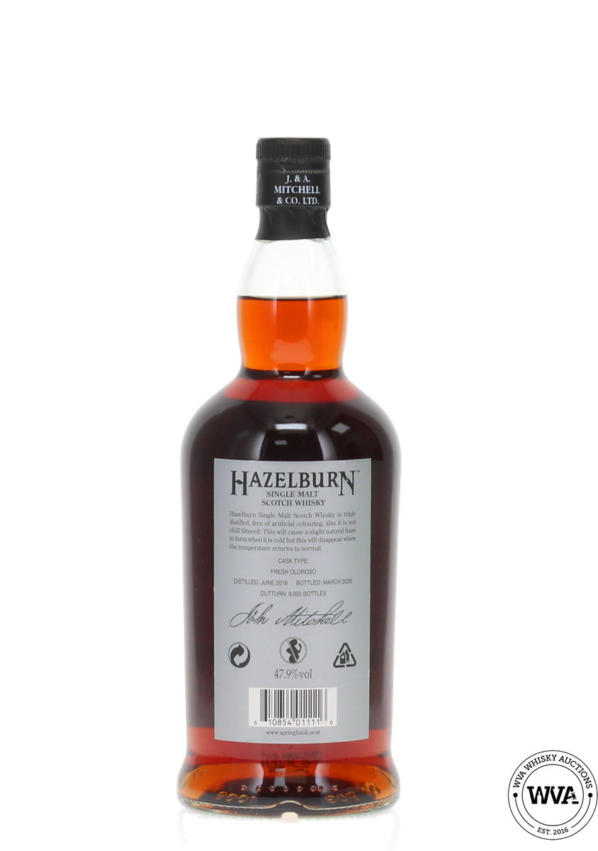 Hazelburn 7 Year Old (2018) - Oloroso Cask (2026)