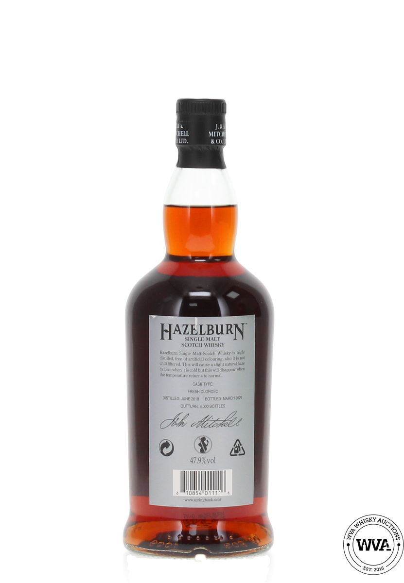 Hazelburn 7 Year Old (2018) - Oloroso Cask (2026)