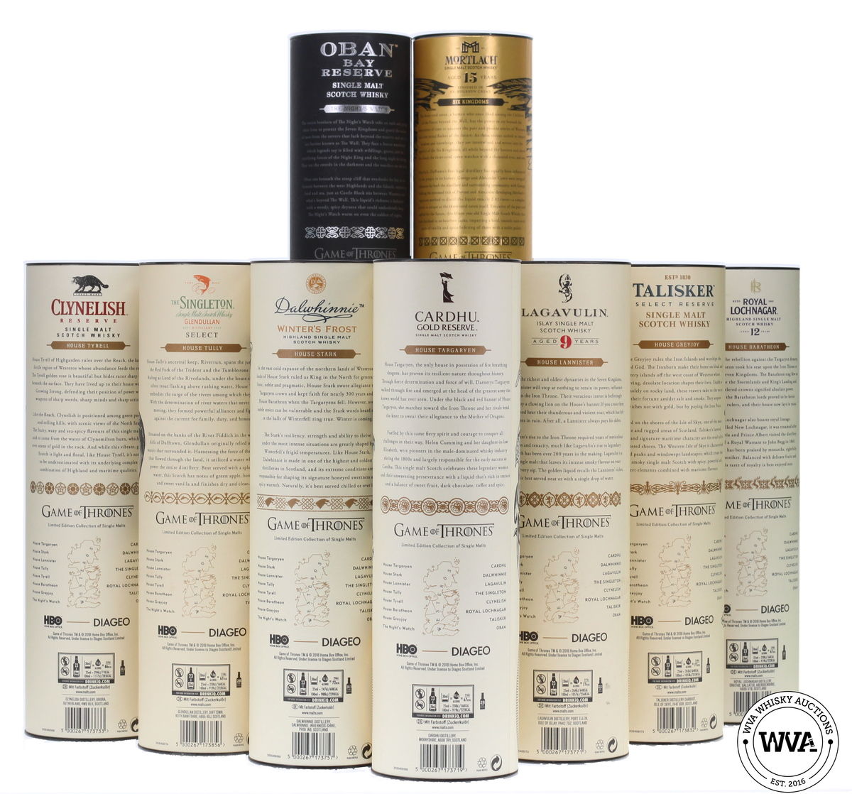 Game of Thrones Set (9x70cl) 