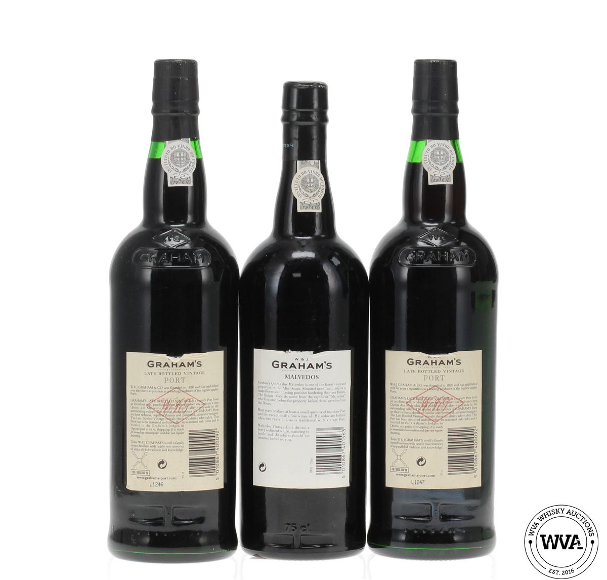 Selection of Graham's Vintage Port