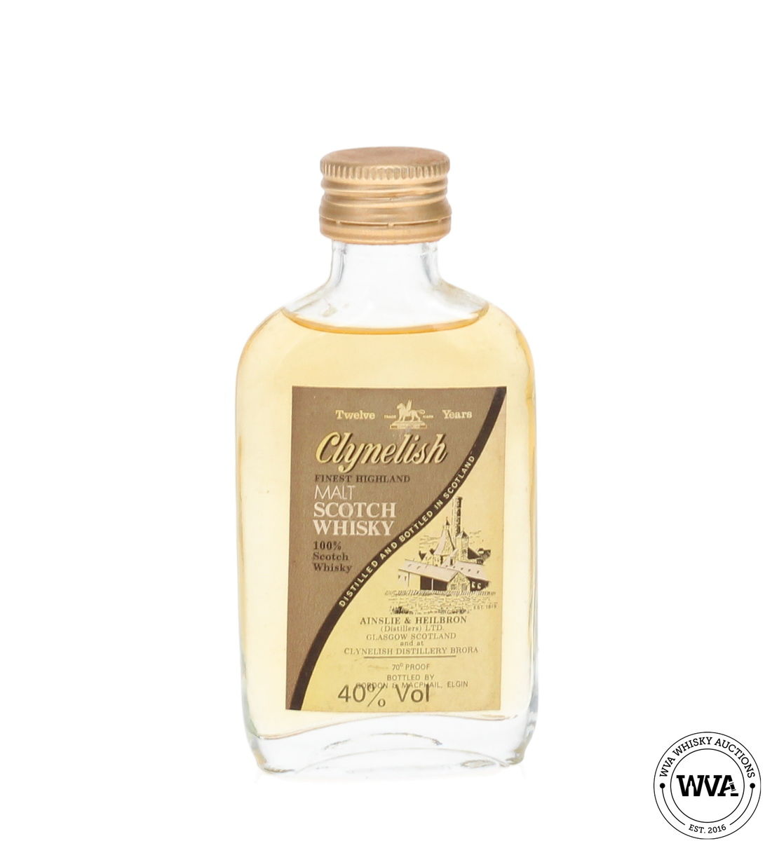 Clynelish 12 Year Old -  Ainslie & Heilbron Miniature
