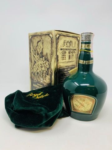 CHIVAS 21 YEAR OLD ROYAL SALUTE EMERALD FLAGON