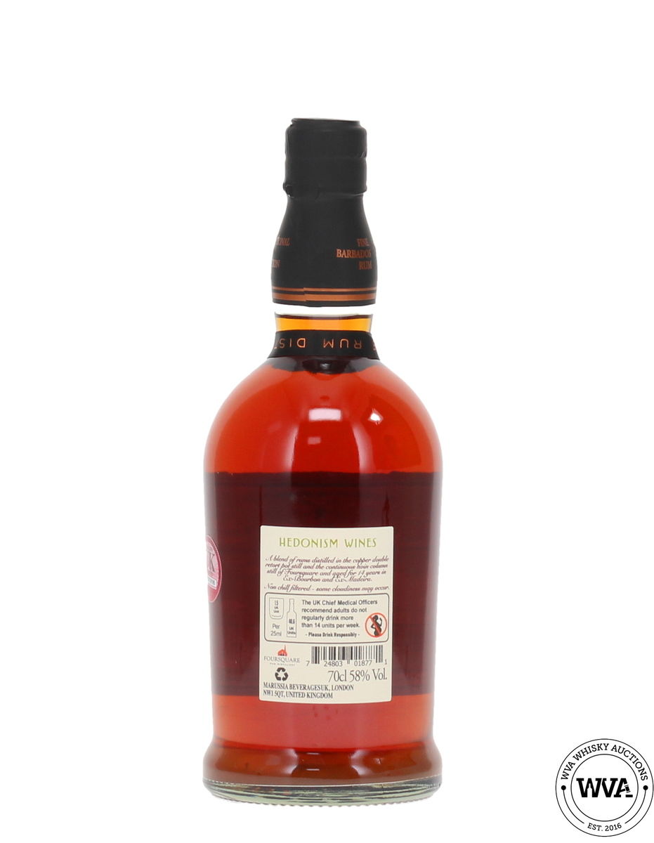 Foursquare 14 Year Old Rum - Hedonism Wines Private Cask