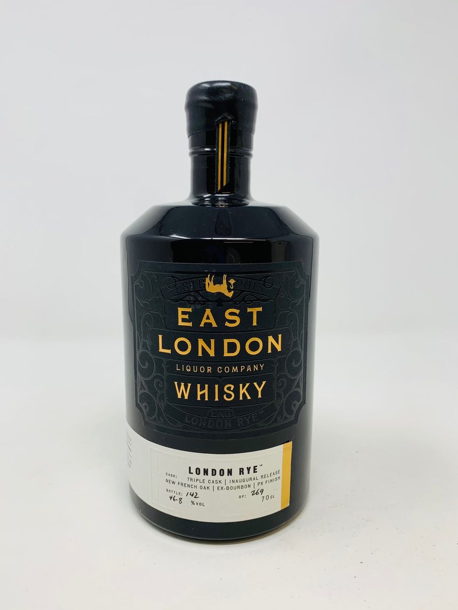 EAST LONDON RYE WHISKY 2019 INAUGURAL RELEASE