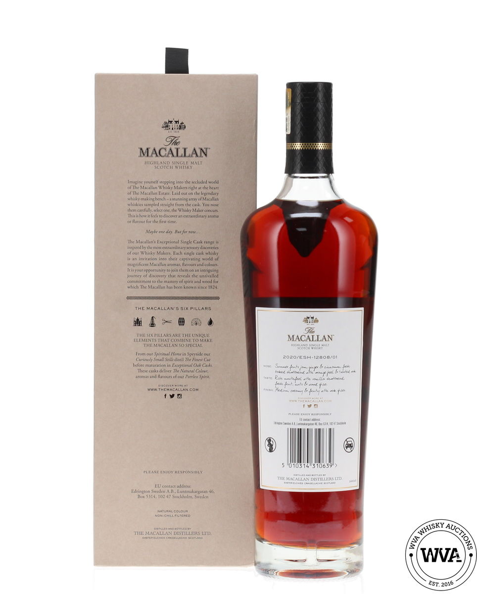 Macallan Exceptional Single Cask 2020/ESH-12808/01