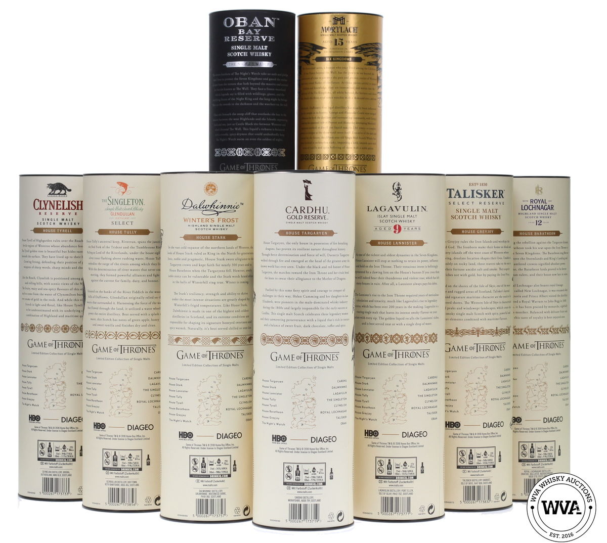 Game of Thrones Set (9x70cl) 