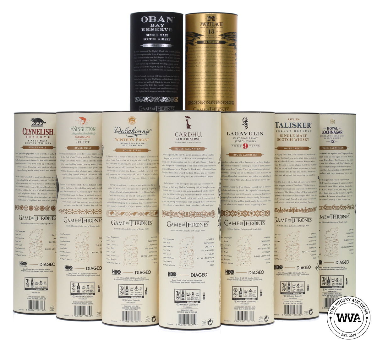 Game of Thrones Set (9x70cl) 