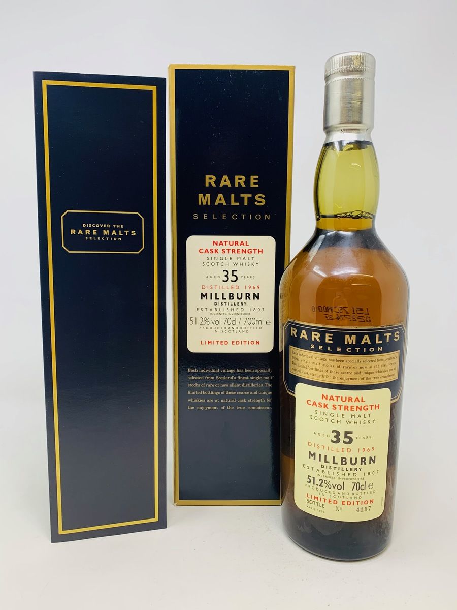 MILLBURN 1969 35 YEAR OLD RARE MALTS SELECTION
