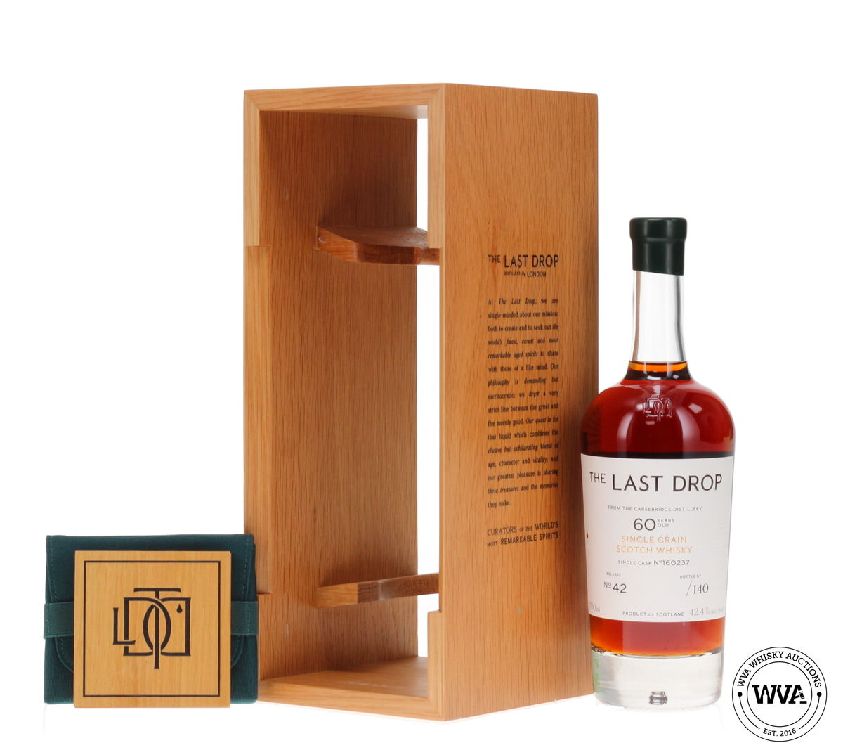  The Last Drop Carsebridge 60-Year-Old Single Grain Scotch Whisky (Release No. 42), 