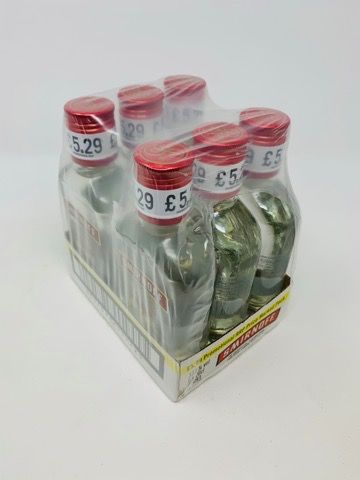 6 X 20CL SMIRNOFF VODKA FLASKS 