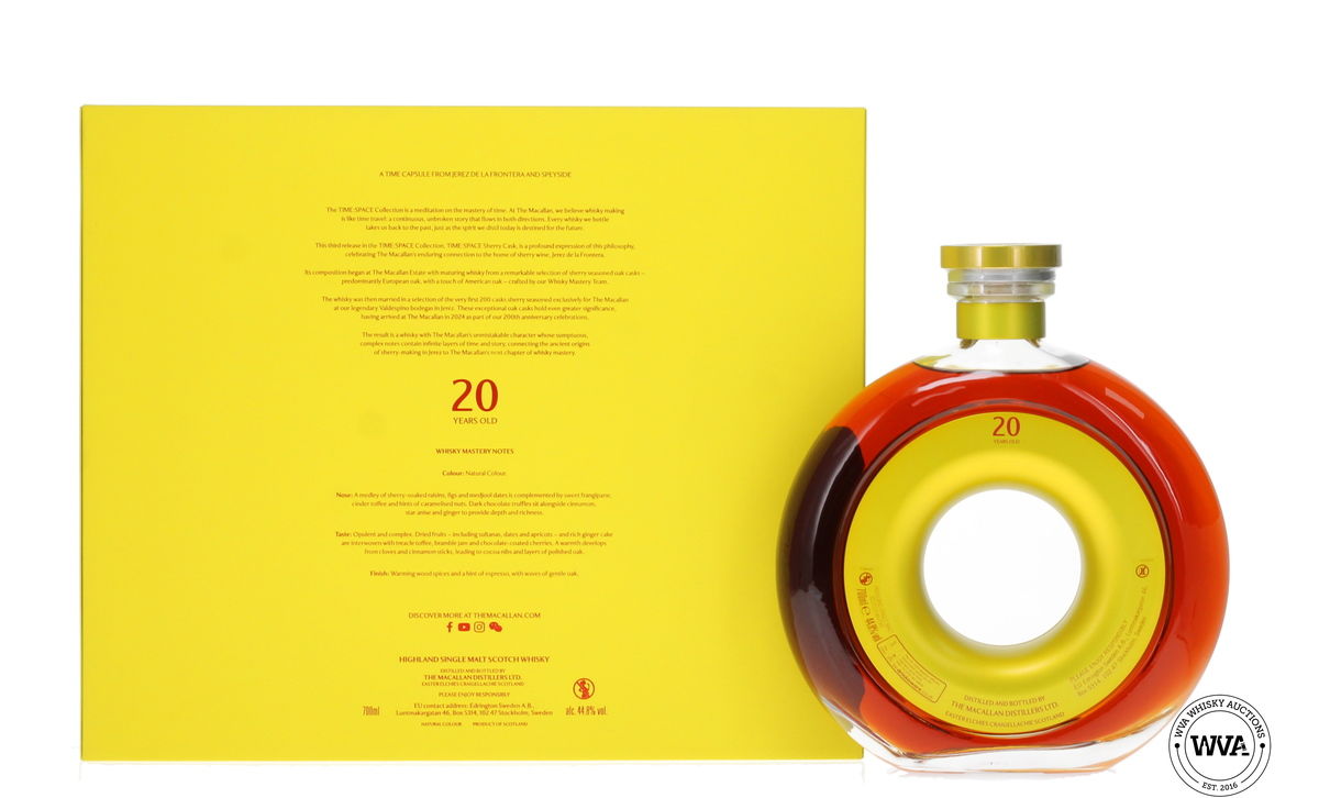 Macallan 20 Year Old TIME:SPACE Sherry Cask