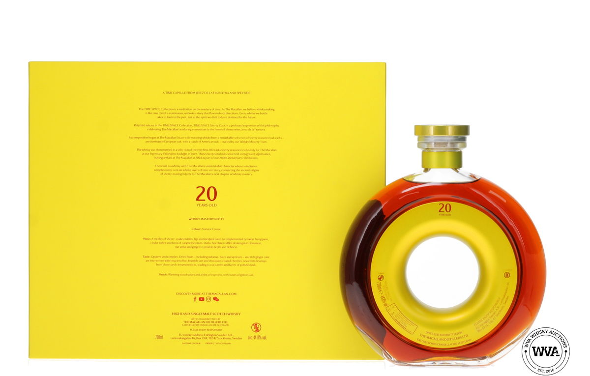 Macallan 20 Year Old TIME:SPACE Sherry Cask
