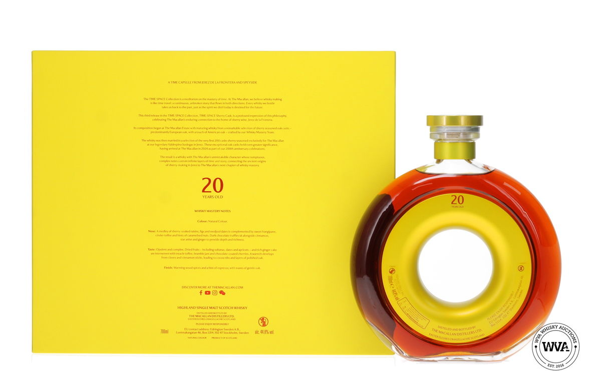 Macallan 20 Year Old TIME:SPACE Sherry Cask