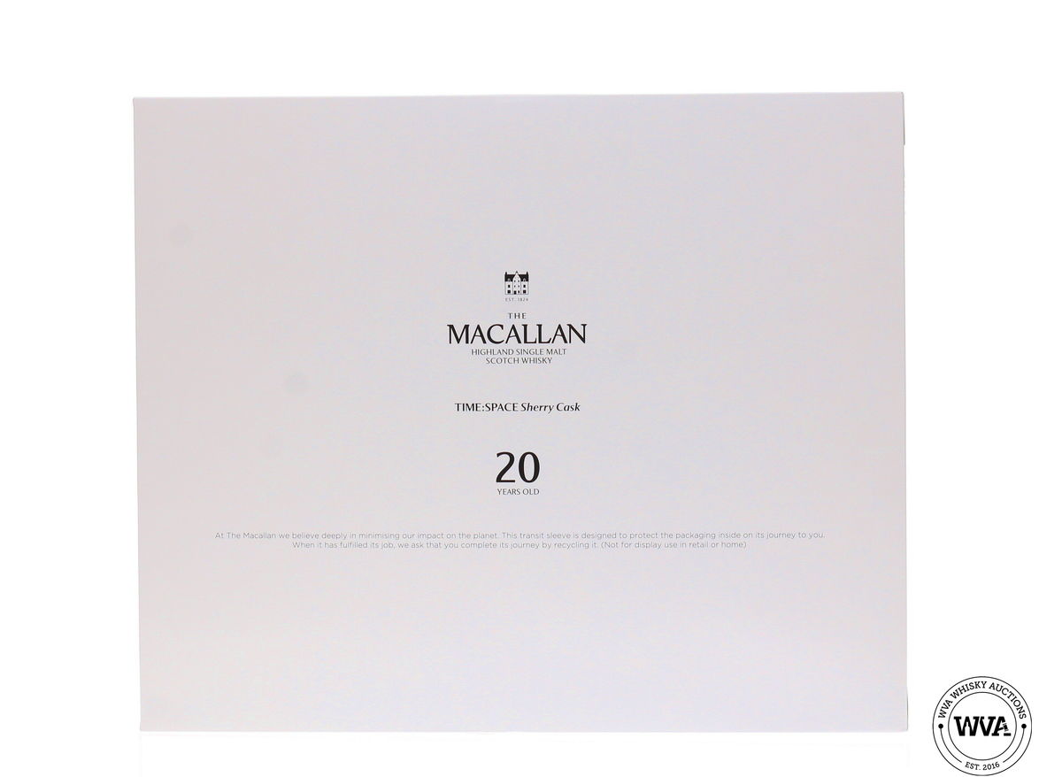 Macallan 20 Year Old TIME:SPACE Sherry Cask