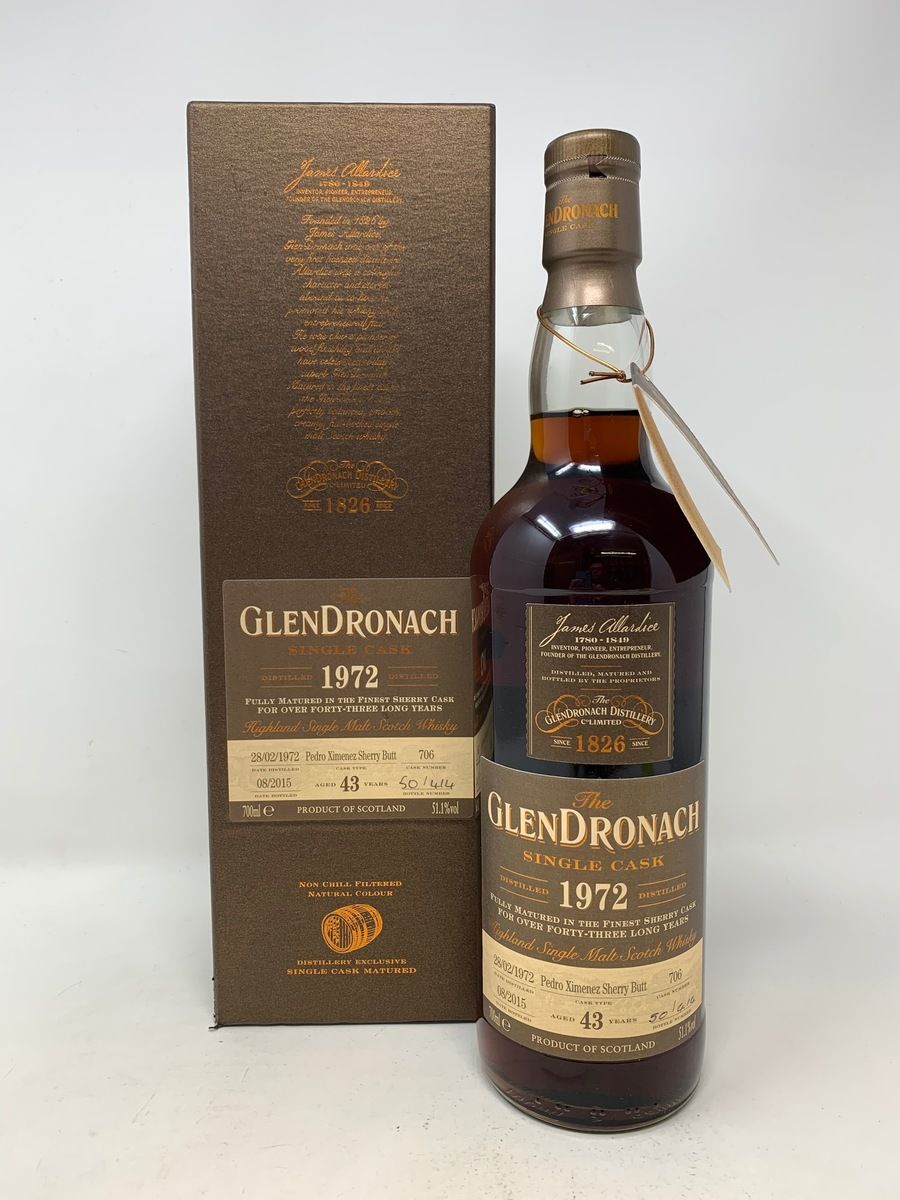 GLENDRONACH 1972 43 YEAR OLD CASK NO-706