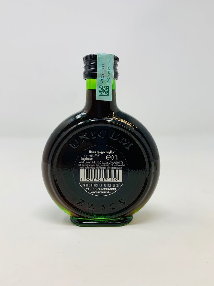 UNICUM ZWACK HERBAL LIQUEUR 10CL
