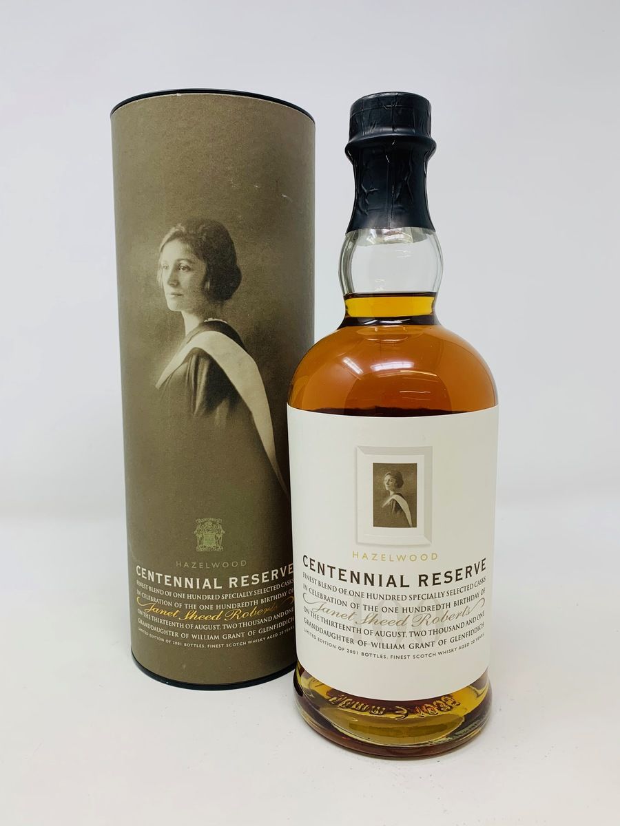 HAZELWOOD 20 YEAR OLD CENTENNIAL RESERVE