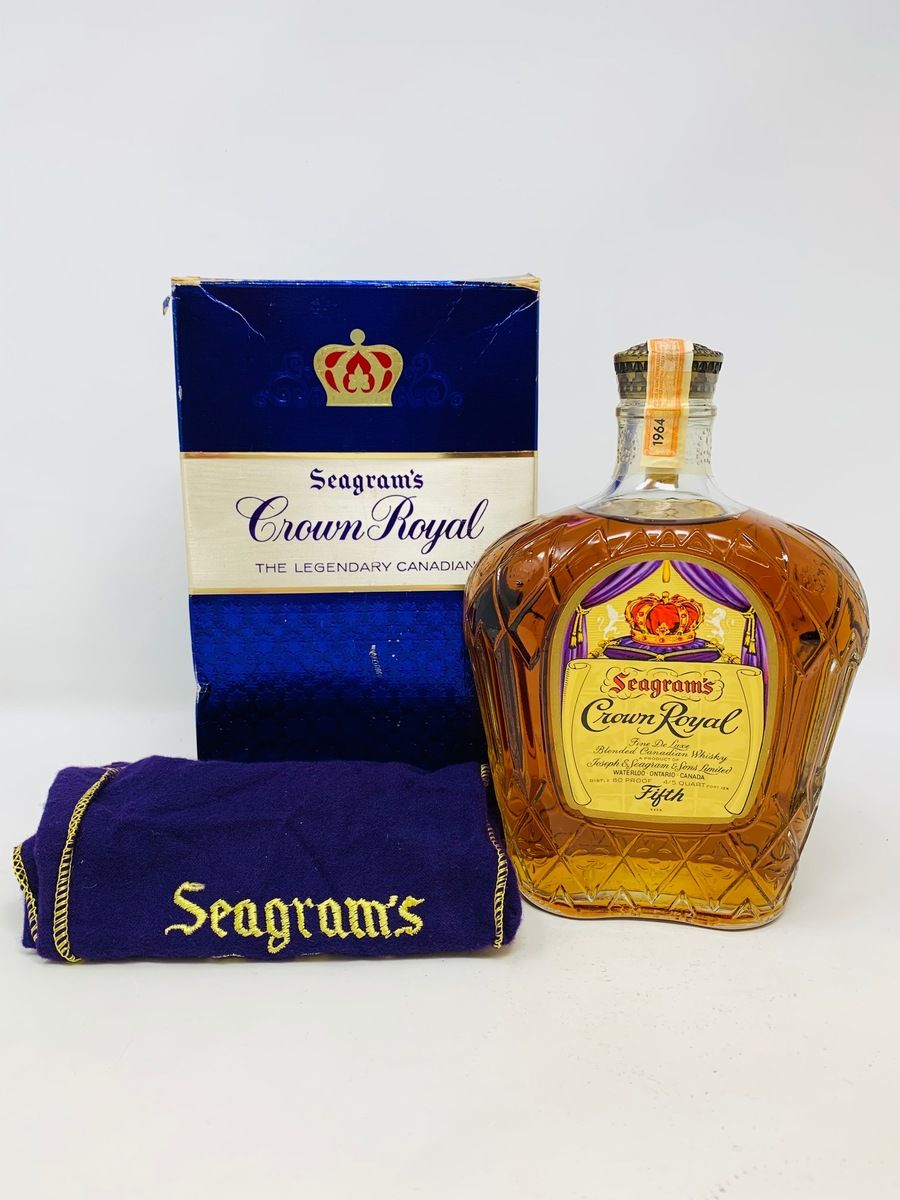 SEAGRAMS CROWN ROYAL 1960'S 80 PROOF
