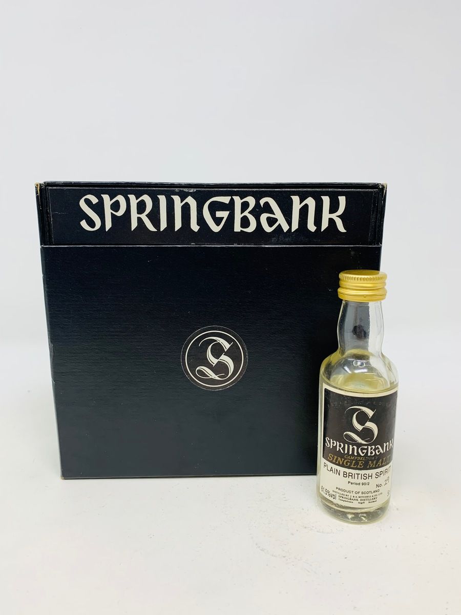 SPRINGBANK SINGLE MALT PLAIN BRITISH SPIRIT MINIATURE