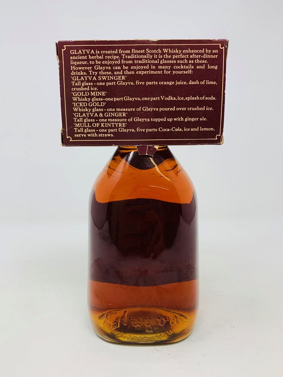 GLAYVA 68CL SCOTCH LIQUEUR WITH GLASSES