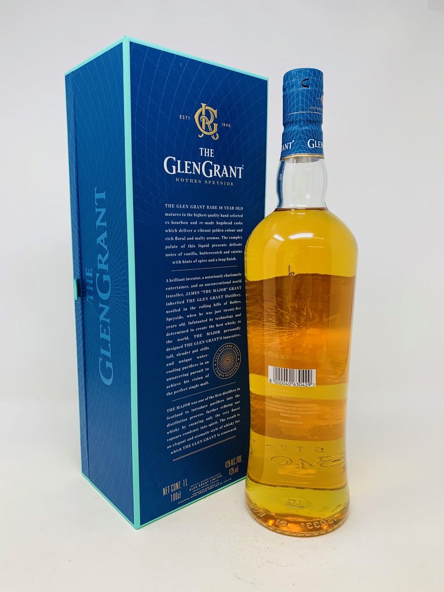 GLEN GRANT 18 YEAR OLD RARE EDITION 1 LITRE 