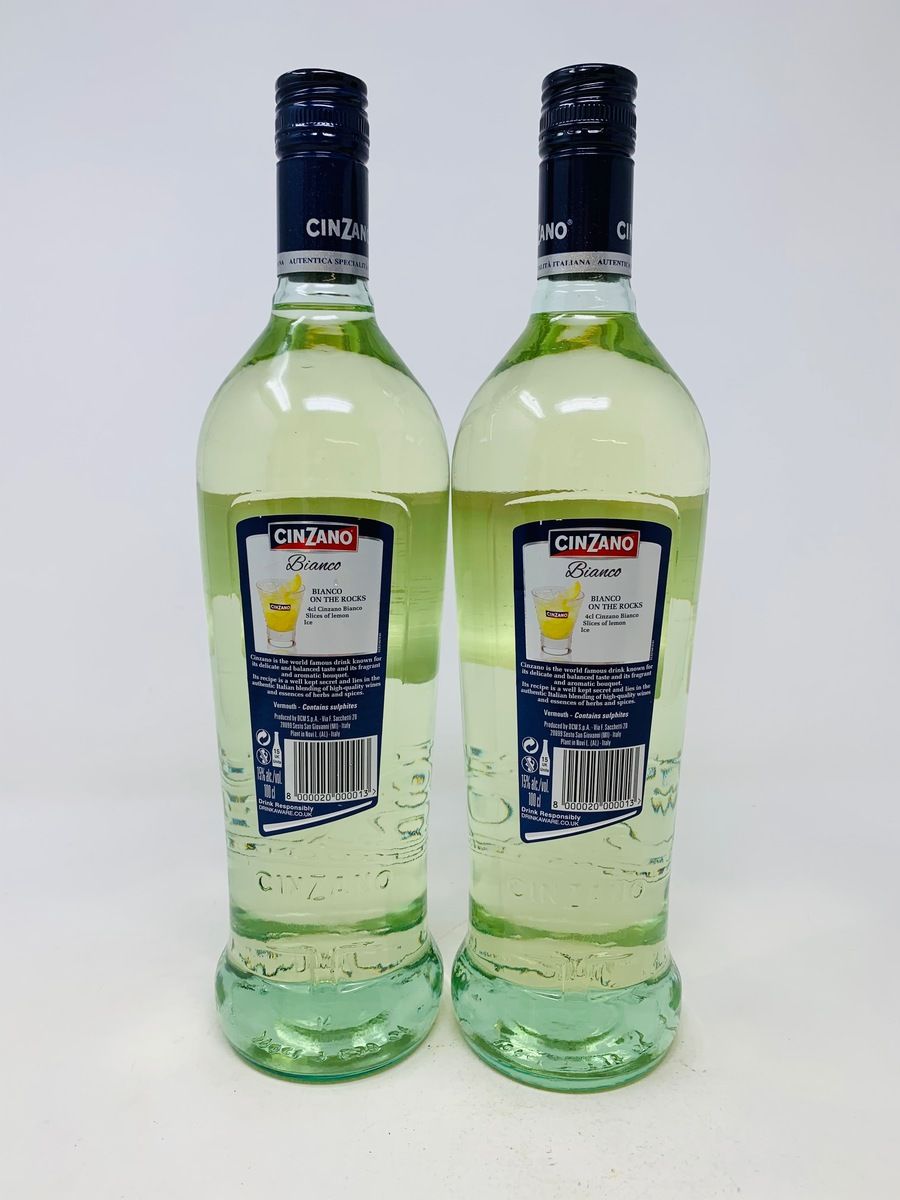 2 X CINZANO BIANCO 1 LITRE
