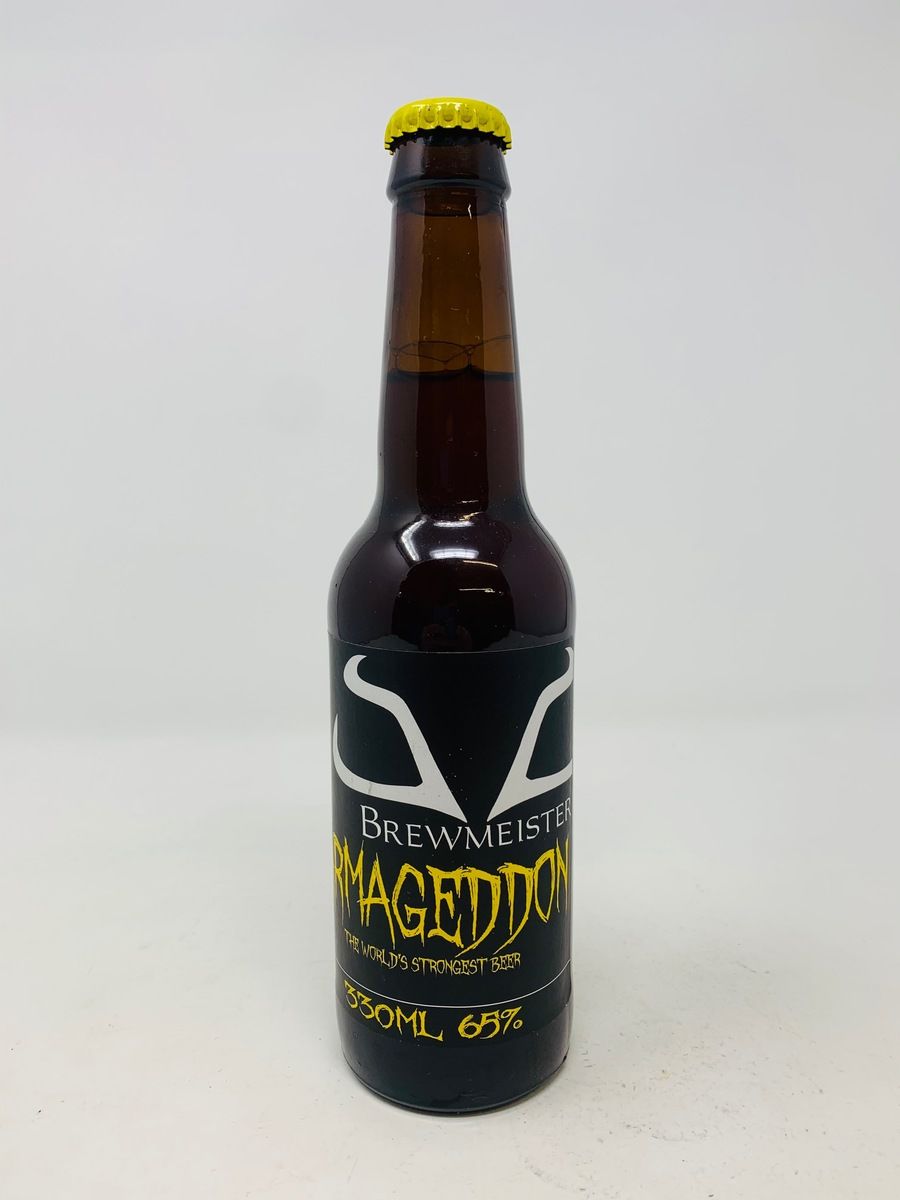 ARMAGEDDON WORLDS STRONGEST BEER 65% ABV