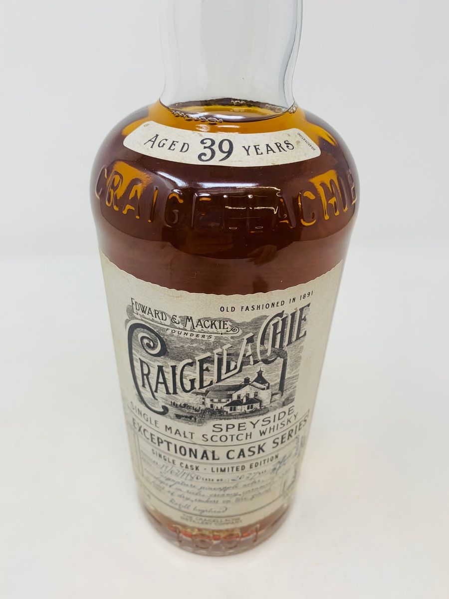 CRAIGELLACHIE 39 YEAR OLD  EXCEPTIONAL CASK SERIES