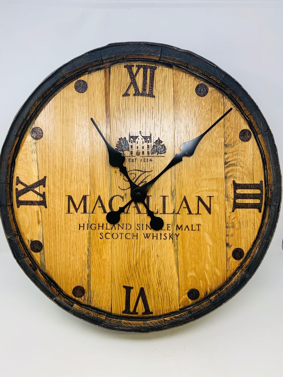 MACALLAN CASK TOP CLOCK