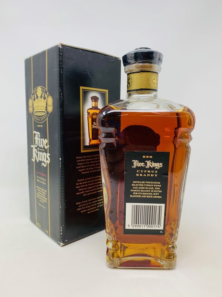 FIVE KINGS CYPRUS BRANDY 1 LITRE