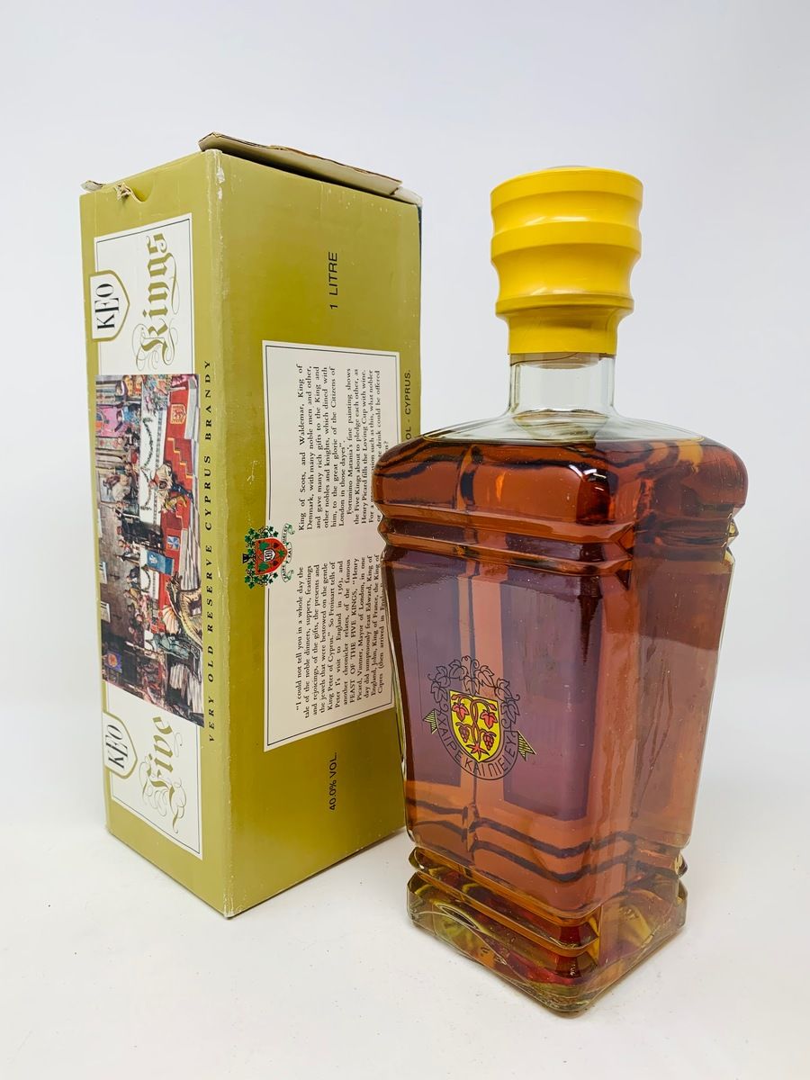 KEO FIVE KINGS CYPRUS BRANDY 1 LITRE
