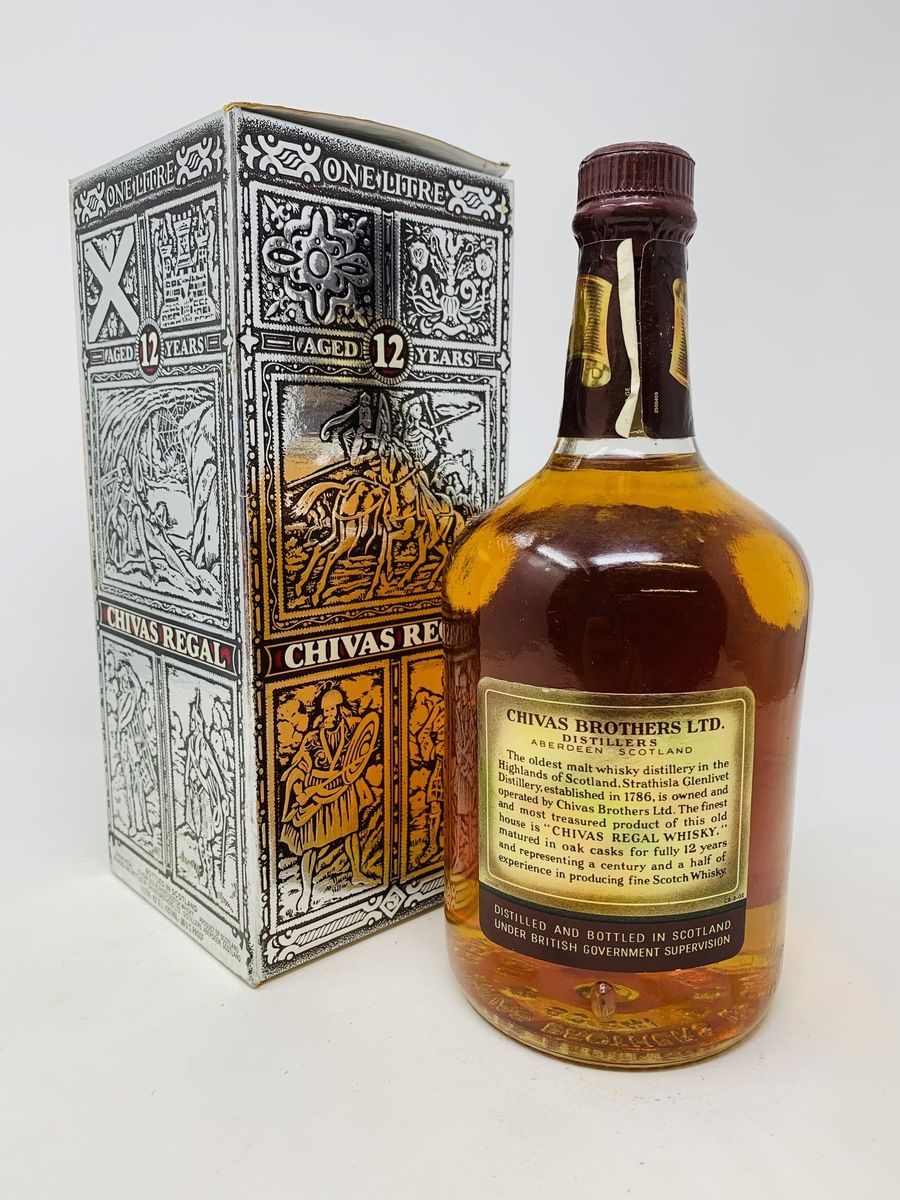 CHIVAS REGAL 12 YEAR OLD ONE QUART 86 PROOF